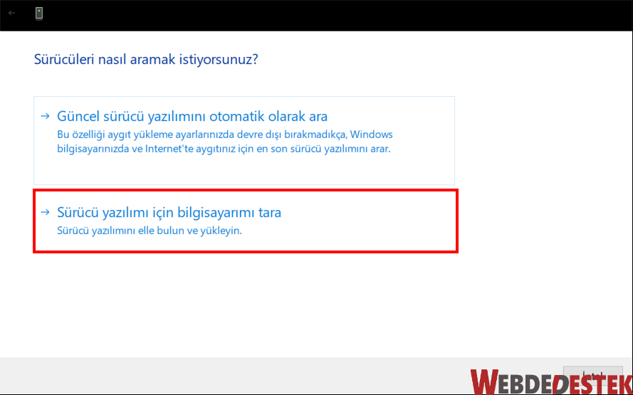 Yüklenmekte olan sürücü bu bilgisayar için doğrulanmamış
