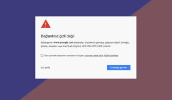 bağlantınız gizli değil sorunu ve çözümü