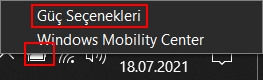 güç seçenekleri