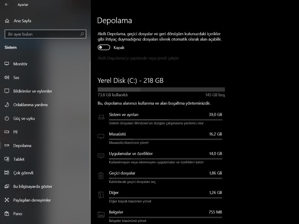 gereksiz ve çöp dosyaları silme