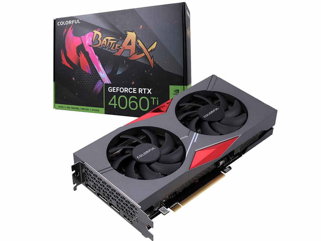 COLORFUL RTX 4060 Ti 8GB GDDR6 192Bit NB DUO 8GB-V DX12 Gaming (Oyuncu) Ekran Kartı