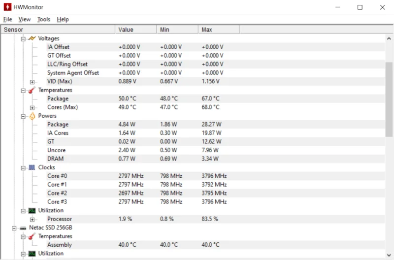 HWMonitor