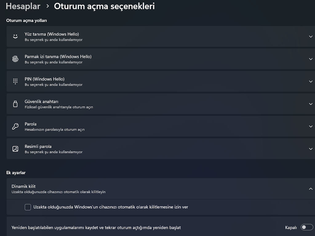 Windows'un Kendini Otomatik Olarak Kilitlemesini Durdurma