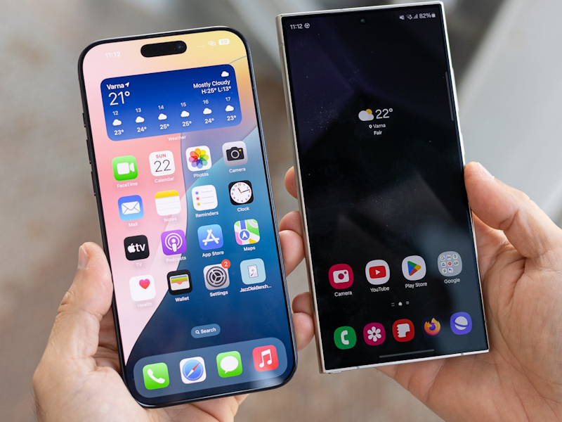 iPhone 16 Pro Max ve Galaxy S24 Ultra
