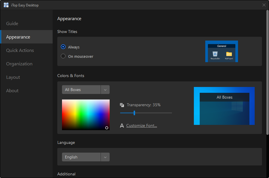 iTop Easy Desktop